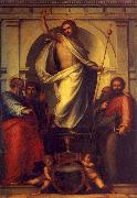 Fra Bartolommeo Resurrected Christ with Saints USA oil painting artist